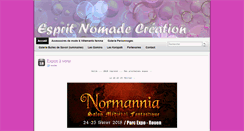 Desktop Screenshot of esprit-nomade.zygplume.fr