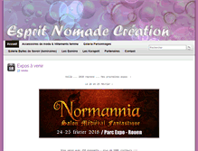 Tablet Screenshot of esprit-nomade.zygplume.fr